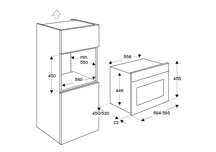 60x45cm Combi-Steam Oven, TFT Display